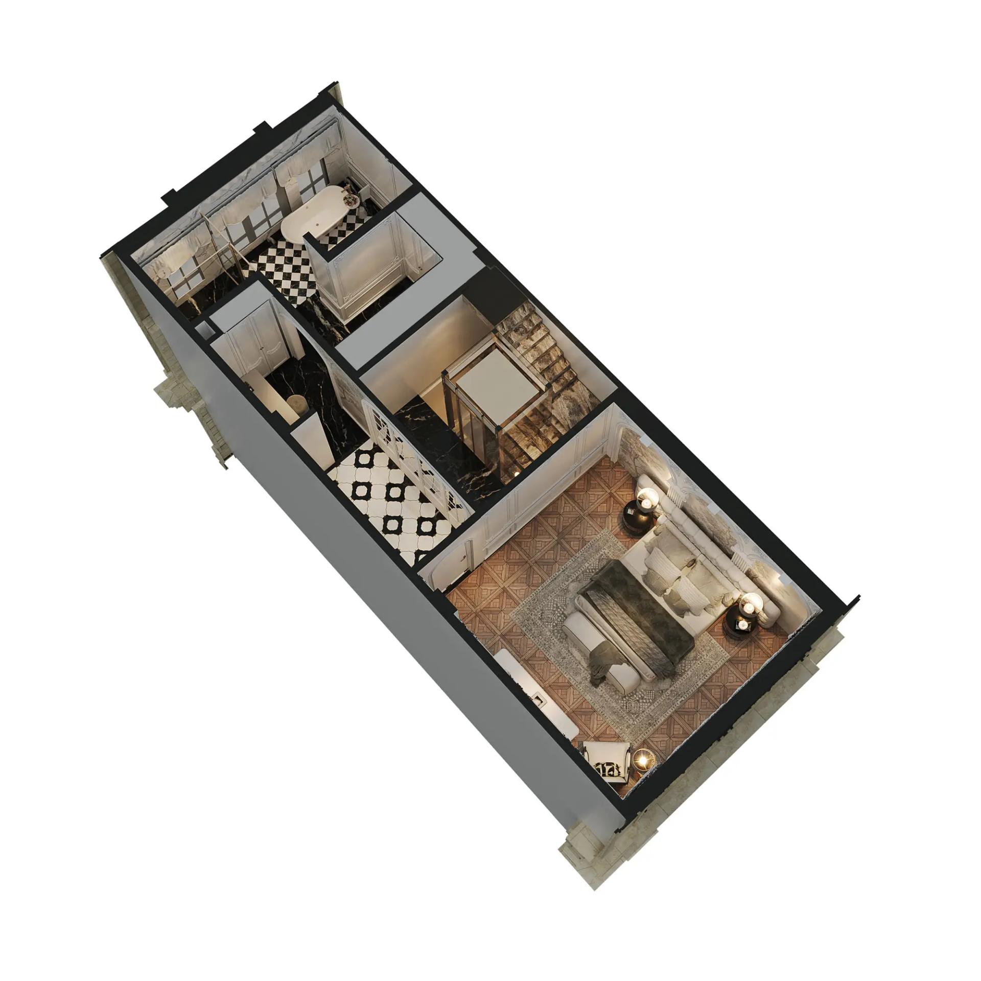 Elegant Shophouse (4 tầng)