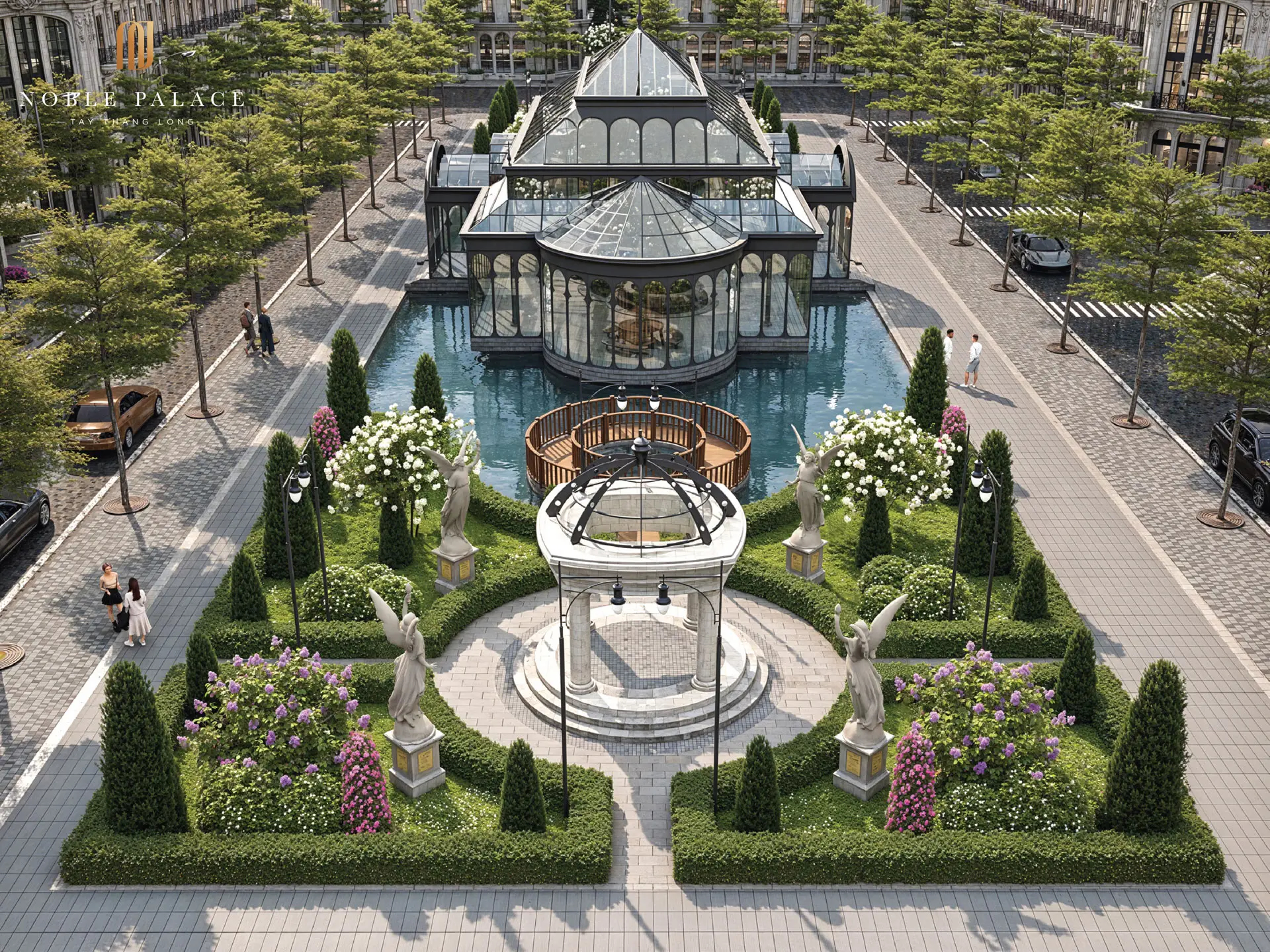 Tiện ích Noble Palace Tây Thăng Long 14 Phối cảnh Regency Clubhouse, tiện ích đặc quyền dành cho cư dân Phân khu Legacy tại Noble Palace Tây Thăng Long, nơi giao lưu của giới tinh hoa.